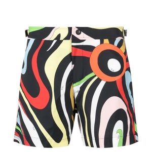 Emilio Pucci printed men’s swim shorts made in Italy! Summer style exclusive!